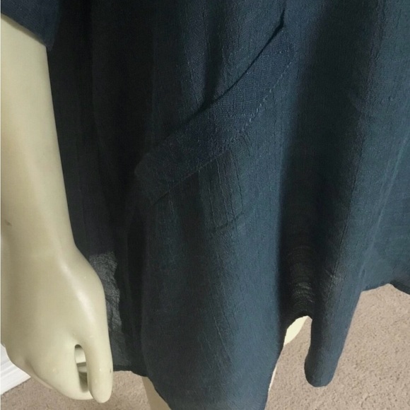 Womens Umgee USA Oversized Gauzy Flowy Lagenlook Beach Coverup Tunic Size 2XL - Picture 6 of 11